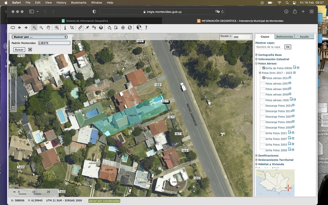 Gran terreno en Carrasco Sur muy cerca de la rambla